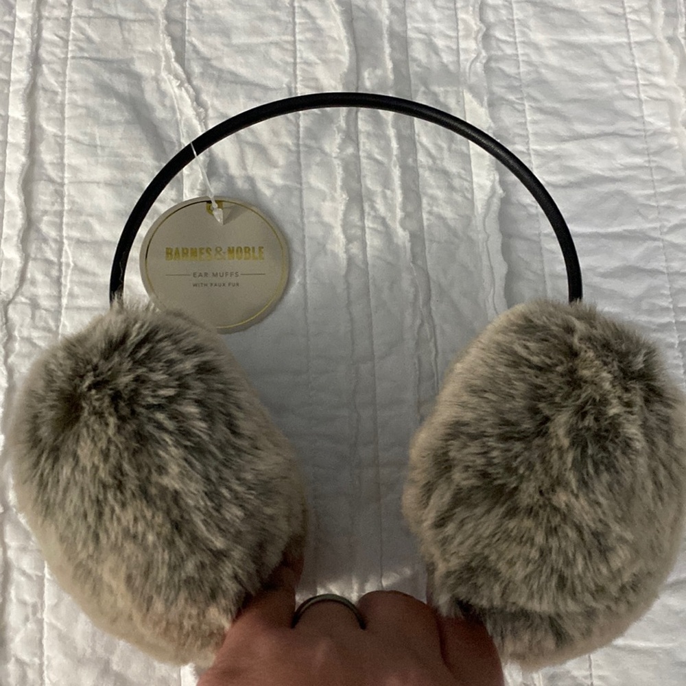 Faux fur ear muffs